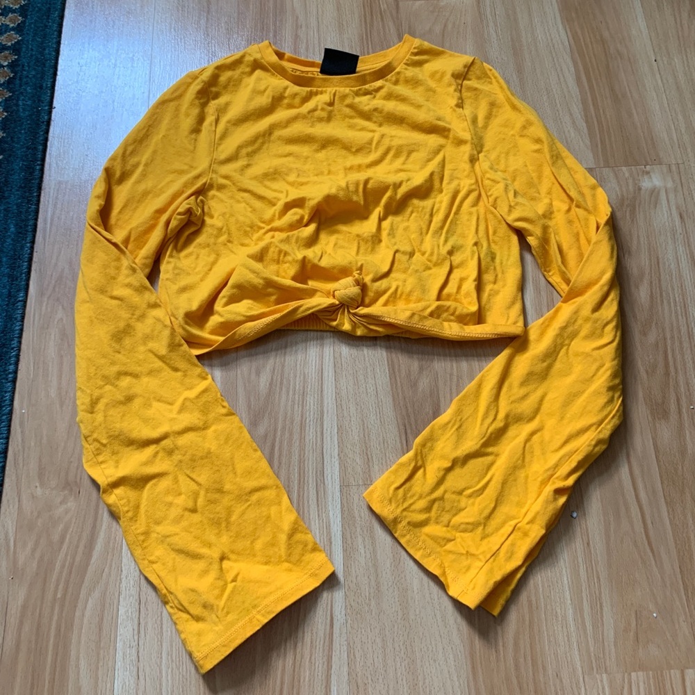 Yellow Urban Outfitters Crop Top